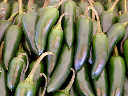 Big Green Chilliesの写真素材