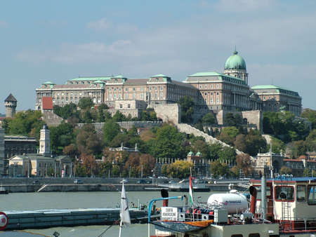 Castle in Budapest in Hungaryの写真素材