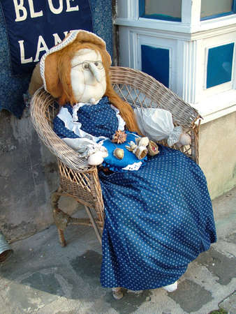 A stuffed doll in Hungary の写真素材