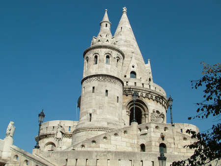 Fishermen's Bastion on Buda Hillの写真素材