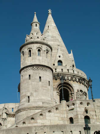 Fishermen's Bastion on Buda Hillの写真素材