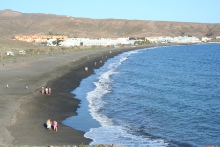 Beach of Gram Tarajal in Fuerteventura in Spainのeditorial素材