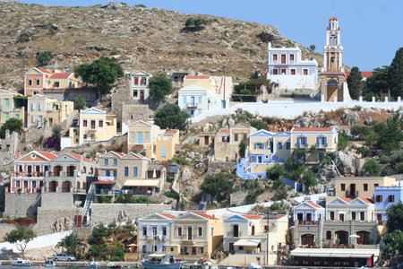 Island of Symi in Greeceの写真素材