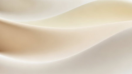 Cream showing cream colored wavy lines with smooth texture and subtle gradient. resolution use. Clear details and vibrant colors enhance visual appeal. resolution use.の素材