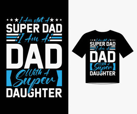 Dad love quotes template design illustration vector for apparel and t shirt design for fathers dayのイラスト素材