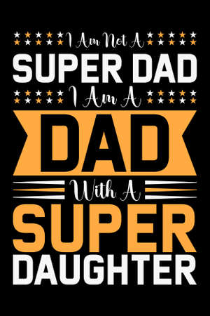 Dad love quotes template design illustration vector for apparel and t shirt design for fathers dayのイラスト素材