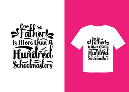 Fathers day quotes t-shirt template design vectorのイラスト素材