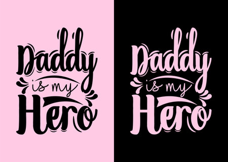 Fathers day quotes t-shirt template design vectorのイラスト素材