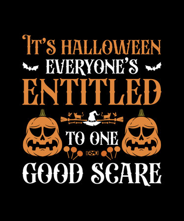 Halloween t-shirt design template vectorのイラスト素材