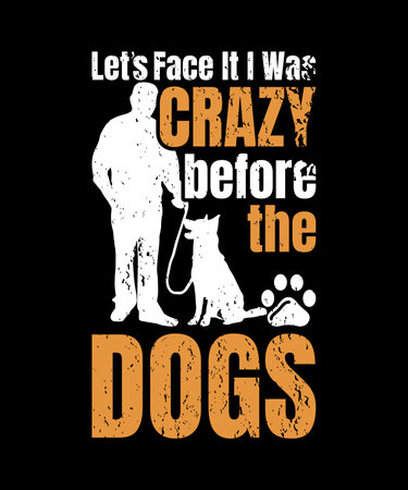 Dog love t-shirt design template vectorのイラスト素材