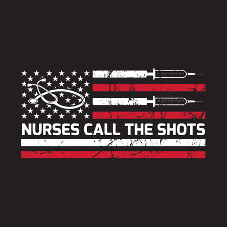 Nurse typographic quotes design vector.のイラスト素材