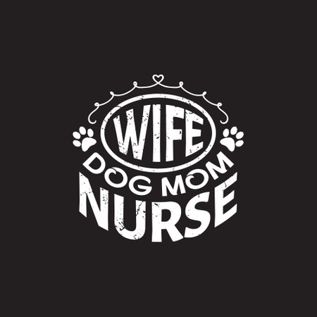 Nurses typographic quotes t shirt vector - nurse quotes design.のイラスト素材