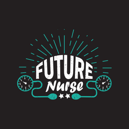 Nurses typographic quotes t shirt vector - nurse quotes design.のイラスト素材