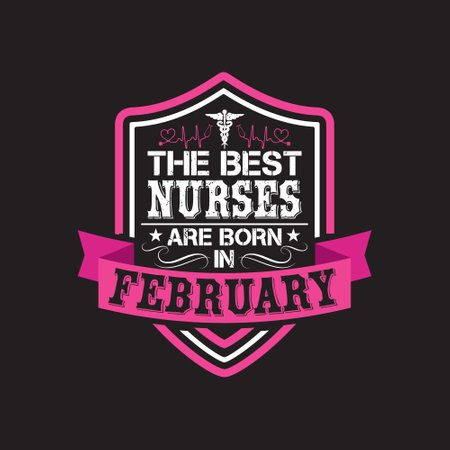 Nurses typographic quotes t shirt vector - nurse quotes design.のイラスト素材