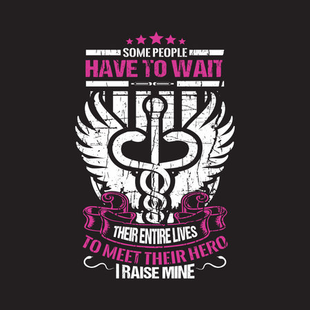 Nurses typographic quotes t shirt vector - nurse quotes design.のイラスト素材