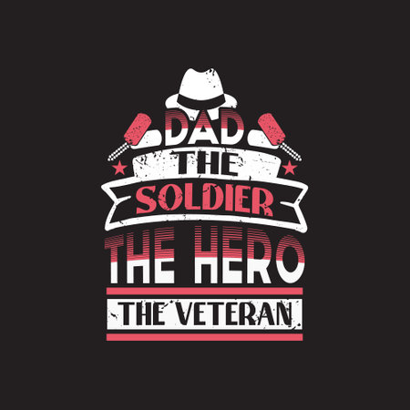Fathers day typographic t shirt design vectorのイラスト素材