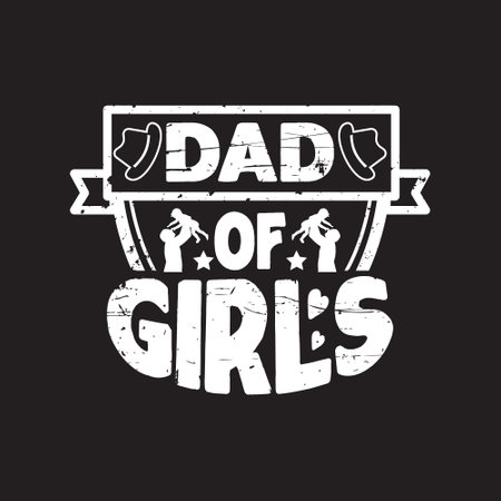 Fathers day typographic t shirt design vectorのイラスト素材