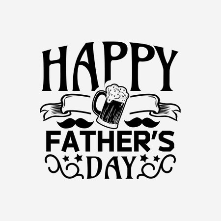 Fathers day typographic t shirt design vectorのイラスト素材