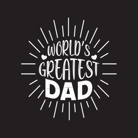 Fathers day typographic quotes vector t shirt design.のイラスト素材