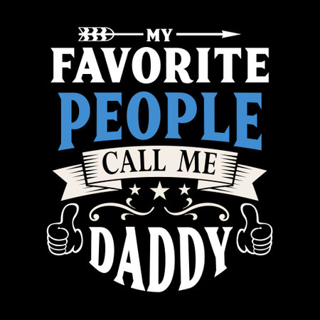 Dad t shirt design vector graphic - father's day typographic quotes design.のイラスト素材