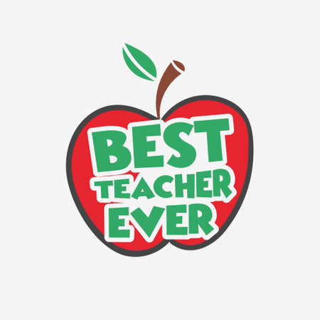 Teacher typographic quotes t shirt design vector graphic.のイラスト素材
