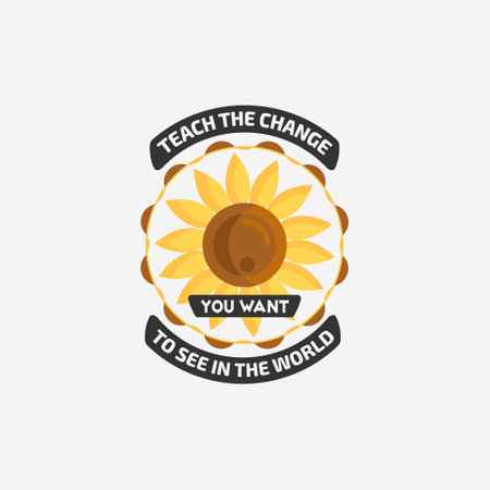 Teacher typographic quotes t shirt design vector graphic.のイラスト素材