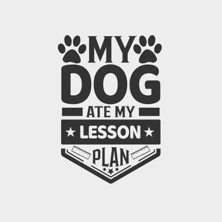 Teacher typographic quotes t shirt design vector graphic.のイラスト素材