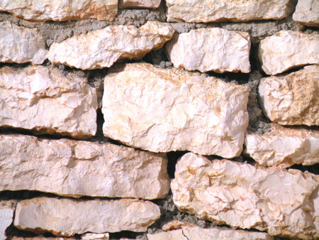 The city wall built of stones are very old the last century