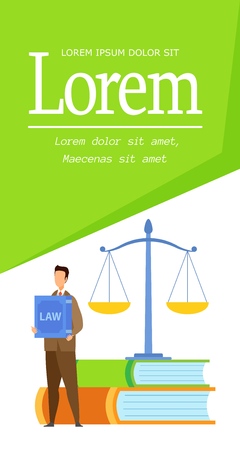 Law Degree Legal Studies Brochure Flat Template Administrative