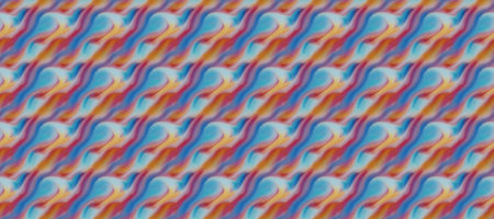 Seamless Banner for Valentine's Day, Christmas, New Year, and Birthday