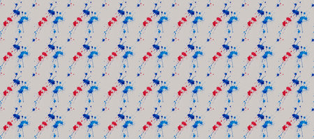 Dynamic Abstract Geometric Seamless Pattern with Vibrant Colors