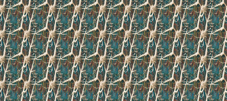 Wide Banner Texture Background: Seamless Eleganceの写真素材