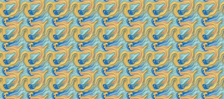 Seamless Texture Background with Wide Banner: A Luxurious Shiny Geometric Pattern for Elegant...