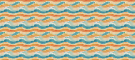 Seamless Background with Bright Colors