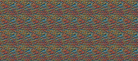 Colorful Seamless Pattern: A Modern Abstract Illustrationの写真素材