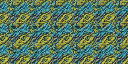 Seamless abstract pattern in blue and yellow colors. For eg fabric, wallpaper, wall decorations.