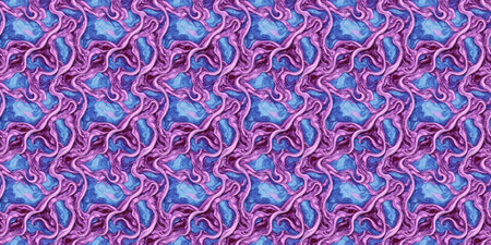 Seamless pattern. Abstract background with purple waves. Ornament for wrapping paper.