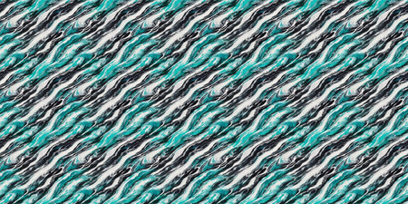 Seamless pattern with abstract wavy lines. Hand-drawn illustration.