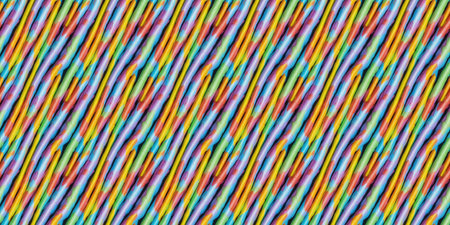 Abstract background of colorful straws. 3d rendering, 3d illustration.