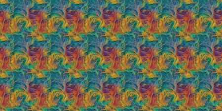 Seamless pattern with abstract ornament. For eg fabric, wallpaper, wall decorations.