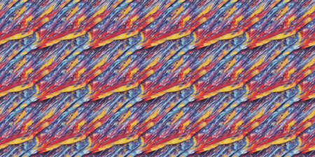 Seamless pattern of multicolored knitted fabric as background