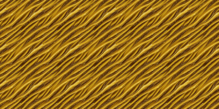 Seamless texture of gold metal. 3d rendering, 3d illustration.