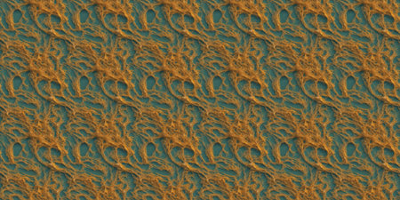 Seamless pattern with abstract ornament. Can be used for wallpaper, pattern fills, web page...