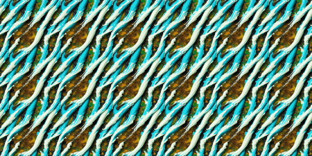 Seamless Repeatable Abstract Tribal Pattern. Hand Drawn Ethnic Texture.