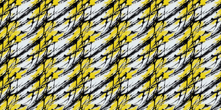 Seamless Repeatable Abstract Geometric Pattern Design for Fabric.
