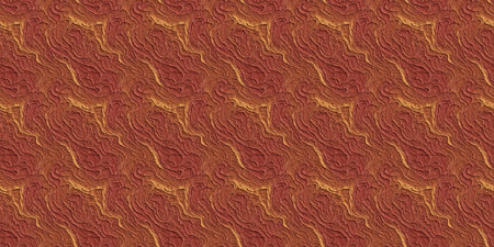 Seamless tileable decorative background with embossed pattern on leather
