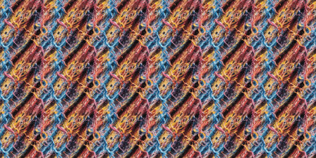 Ethnic boho seamless pattern. Abstract kaleidoscope fabric design texture