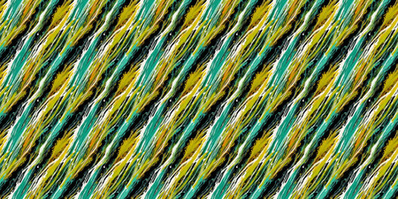 Seamless pattern with abstract colored wavy lines. Striped background.