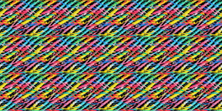 Seamless Repeatable Abstract Tribal Pattern. Fancy Woven Textile Texture