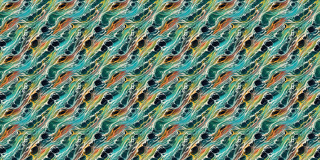 Seamless pattern with abstract ornament. For eg fabric, wallpaper, wall decorations.